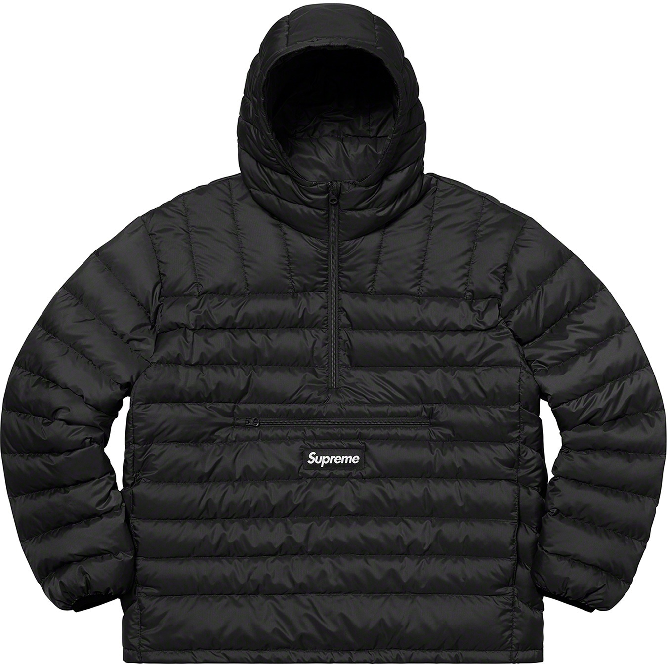 Micro Down Half Zip Hooded Pullover view 5